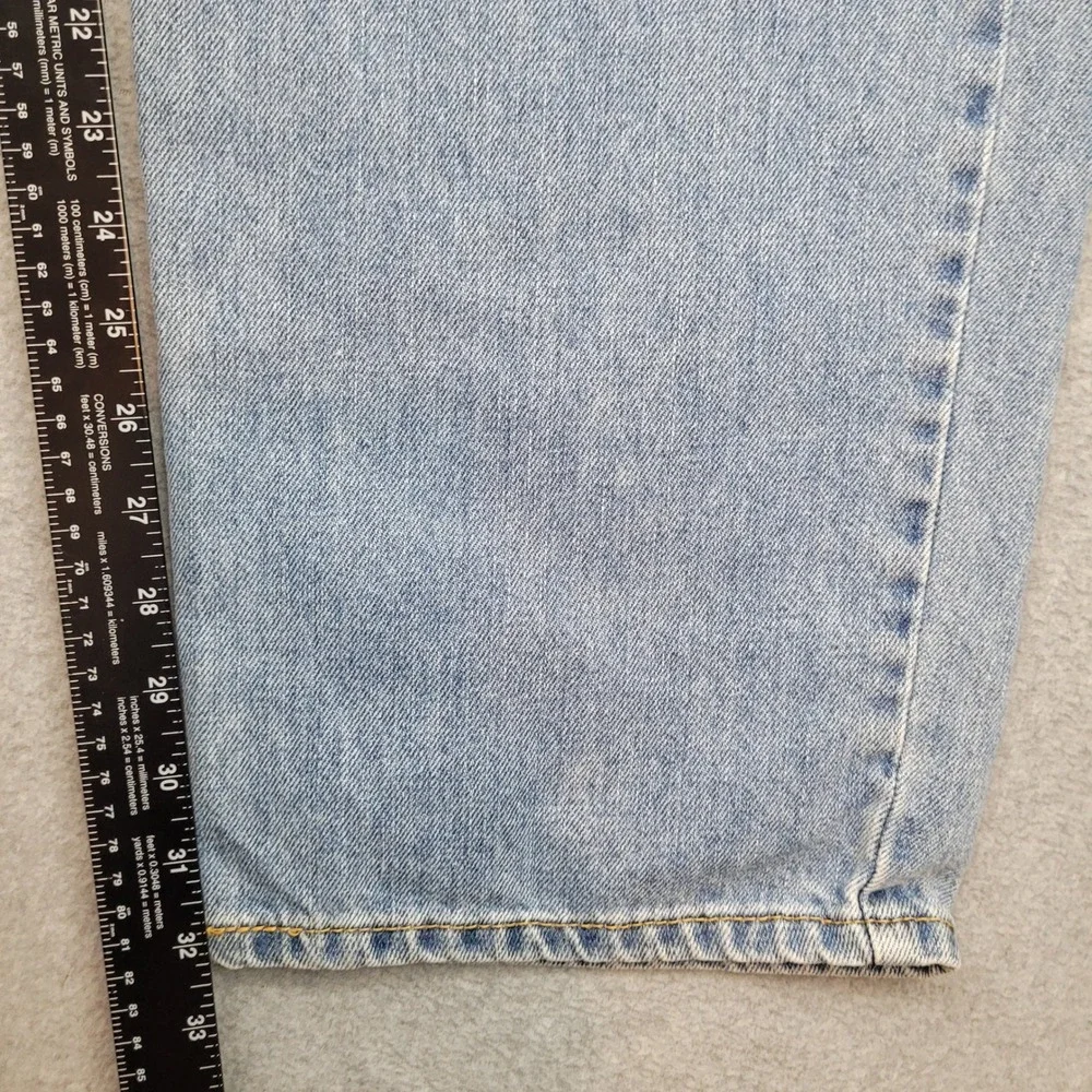Levi 550 Relaxed Fit Jeans Mens 38x32 Light Wash Denim Y2K